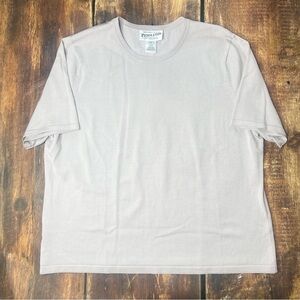 Vintage Pendleton short sleeve silk blend sweater. Large.